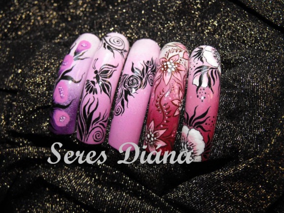 Seres Diána - black & pink - 2010-04-17 17:58