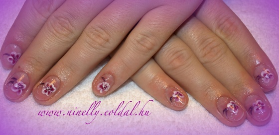 Art4you Nails - lila-rózsaszín akrill-díszítés manikűr után - 2010-01-02 14:48