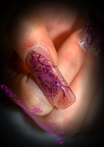 Art4you Nails - üveghatású lila végű design körmöcske - 2010-01-28 12:53