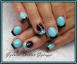 Blue nail