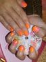 Pink narancs Ombre