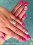 pink gél lakk crystal nails