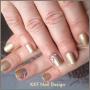 Arany strasszos Shellac