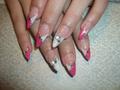 mukorom.hu - pink white nails