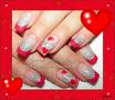 Valentine nails