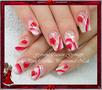 Valentine nails