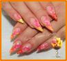 flowers nail