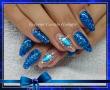 Blue nail