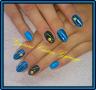 Blue nail