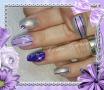 Purple nail