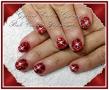 Red diamond nail