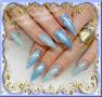 Blue nail