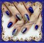 Blue nail