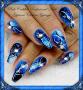 Blue nail