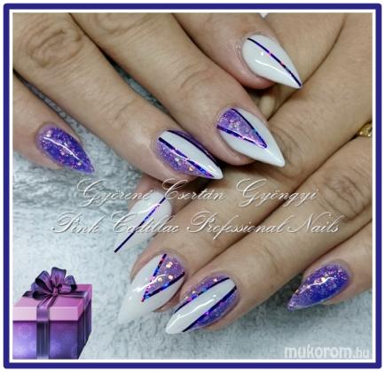 Gyöngyi Györené Csertán - Purple nail - 2016-01-07 21:23