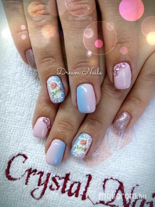 Dream Nails Körömstúdió - Ombre floral - 2017-06-20 22:00