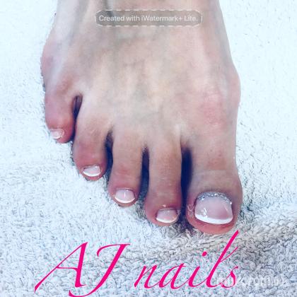 AJ Nails & Pedikur & lashes - Francia gél lábra  - 2018-03-07 23:09