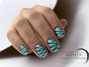 Különleges zebra minta