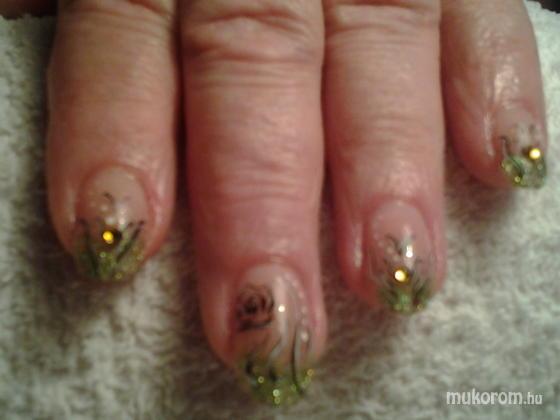 Nail Beauty körömszalon "crystal nails referencia szalon" - zöld porcelán - 2011-09-15 18:43