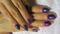 Twice purple nails