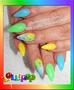 Rainbow nails