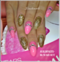 Pink Arany Nails