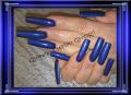 Blue nails