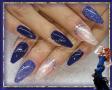 Blue nail