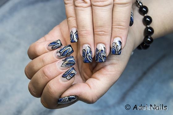Adri Nails - silver blue - 2015-04-25 05:43